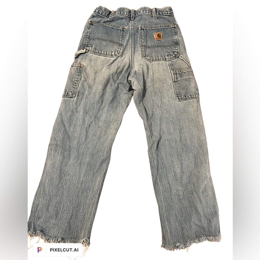 Distressed Carhart jeans